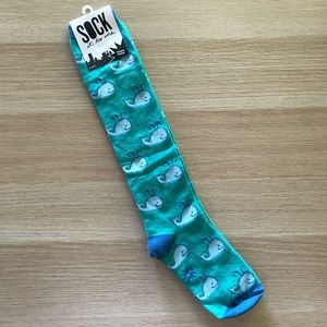 NWT knee high whale socks! 🐳